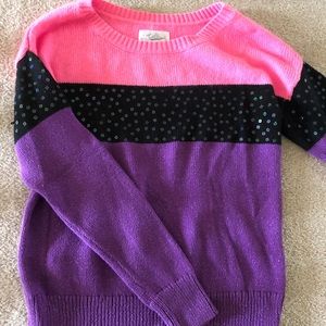 Sparkly Justice sweater girls size 14